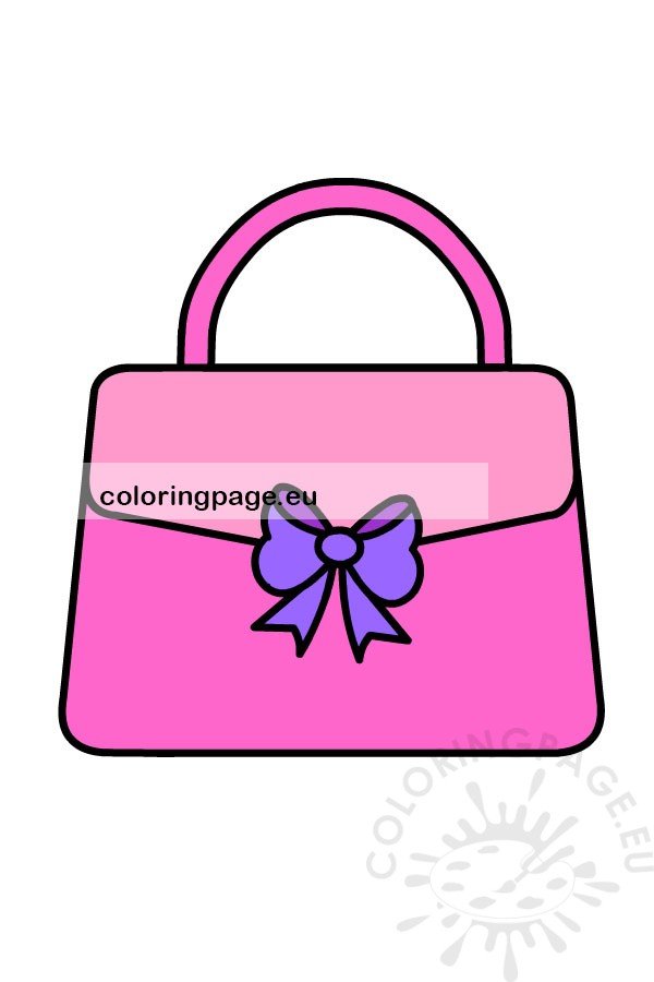 pink women handbag