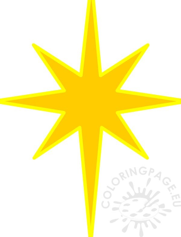 yellow star bethlehem
