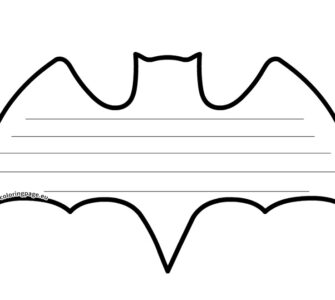 bat writing template