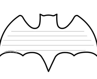 bat writing template