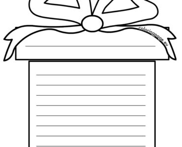 christmas gift writing paper