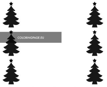 christmas tree border 1