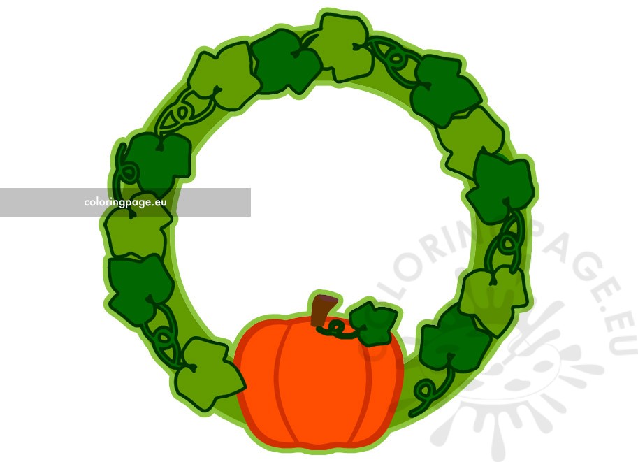 fall pumpkin wreath