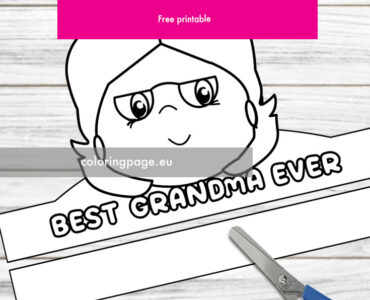 grandma headband template