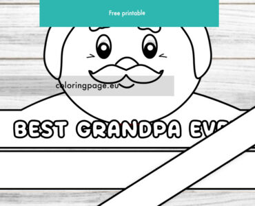 grandpa headband template