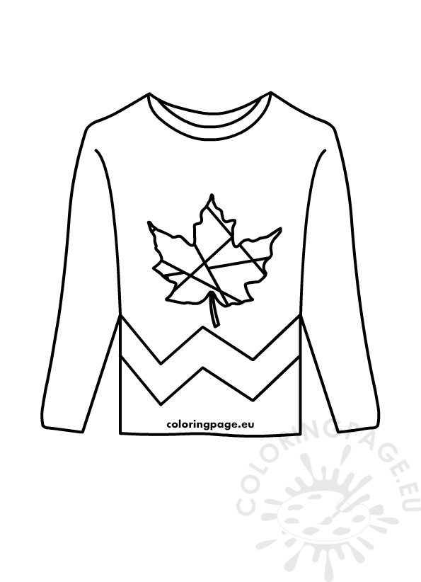maple leaf sweater
