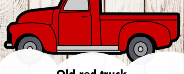 old red truck