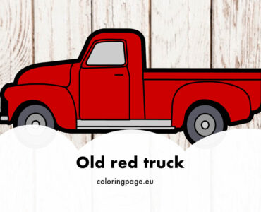 old red truck