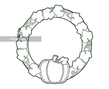 pumpkin wreath template