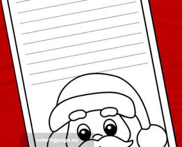 blank santa letter