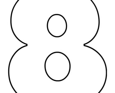 bubble letter 8