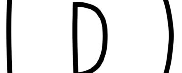 bubble letter d