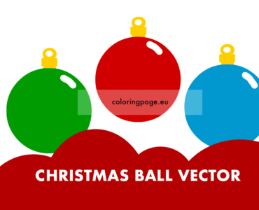 christmas ball vector