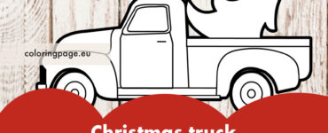 christmas truck template