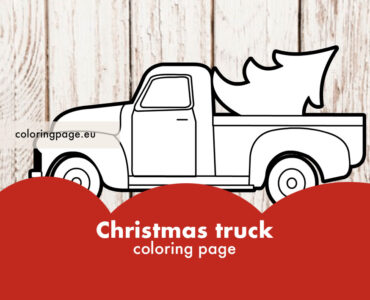 christmas truck template