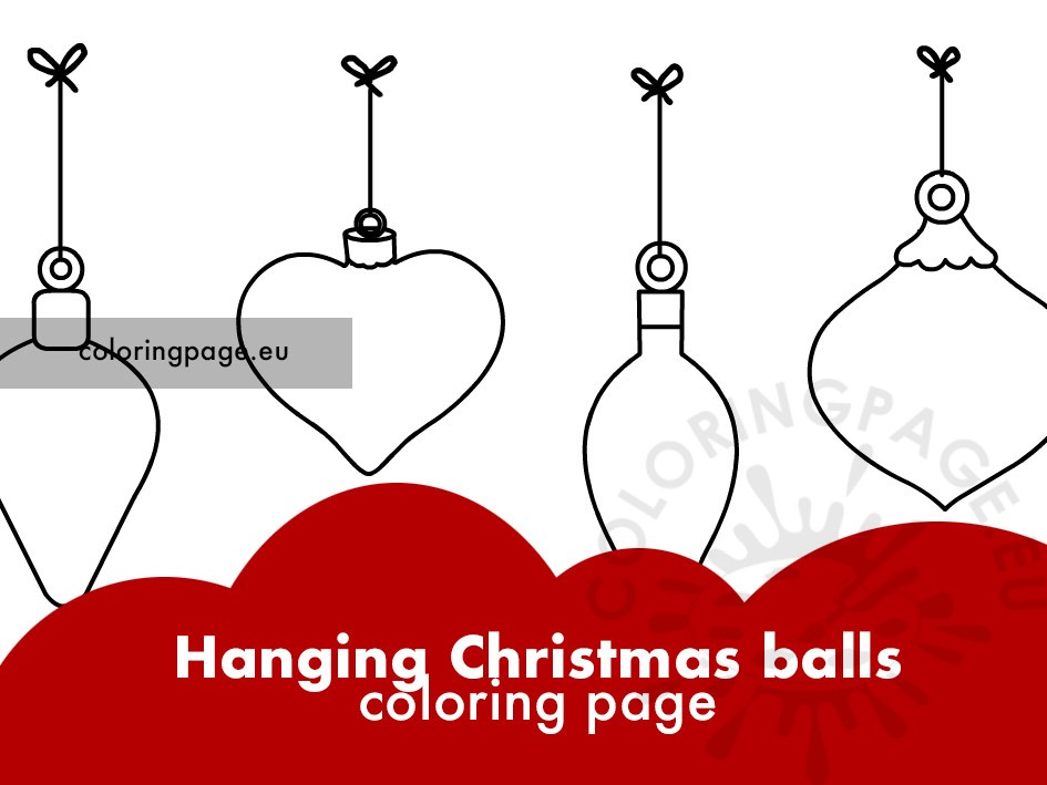 hanging christmas balls