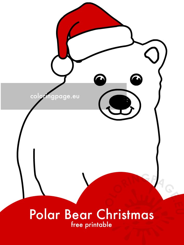polar bear christmas image