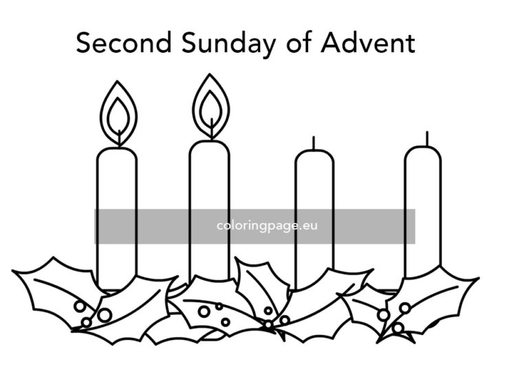 Second Sunday of Advent | Coloring Page