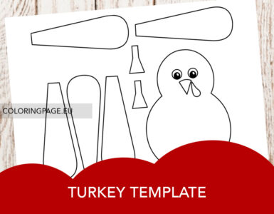 turkey feathers template