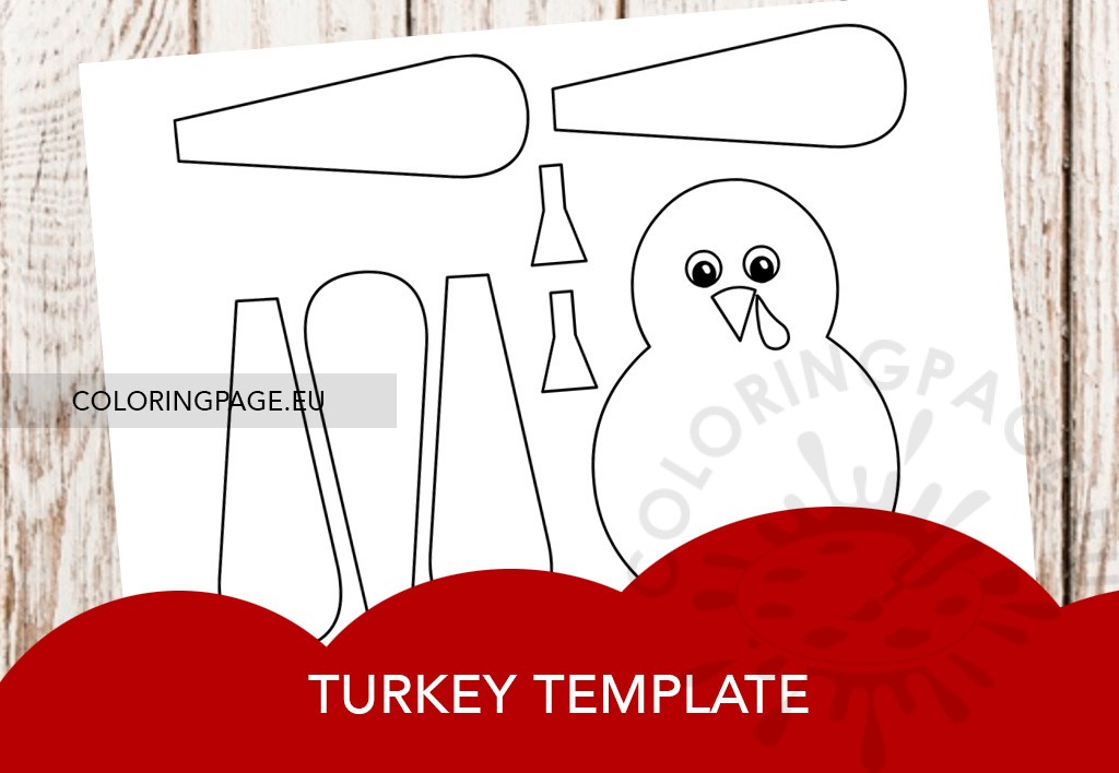 turkey feathers template