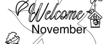 welcome november text