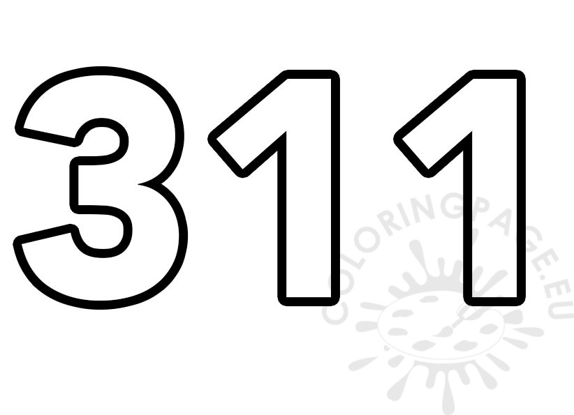 311 number