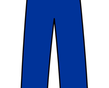 blu trousers