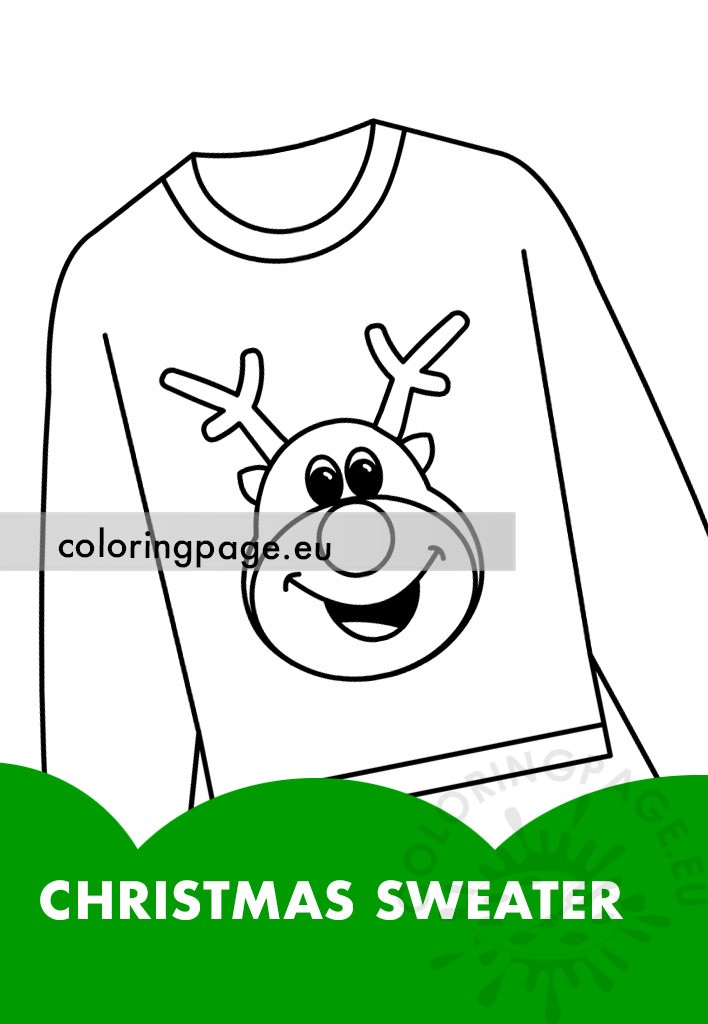 christmas jumper template