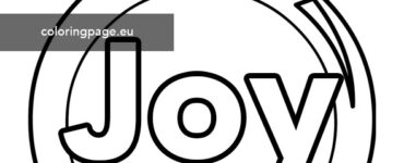 joy ornament template