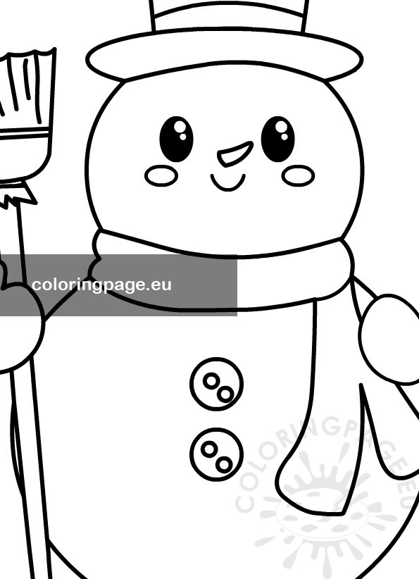 kawaii snowman