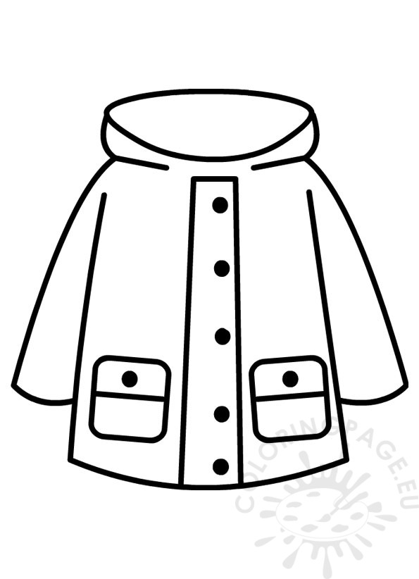 Raincoat | Coloring Page