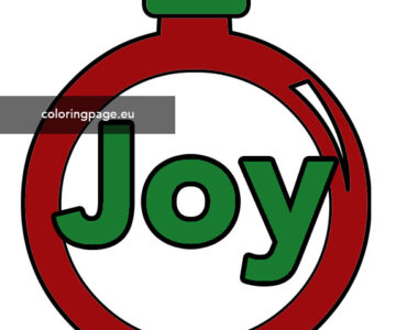 red joy ornament