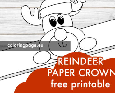reindeer crown template