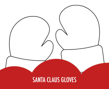 santa claus gloves