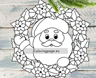 santa wreath