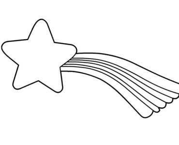 shooting star template