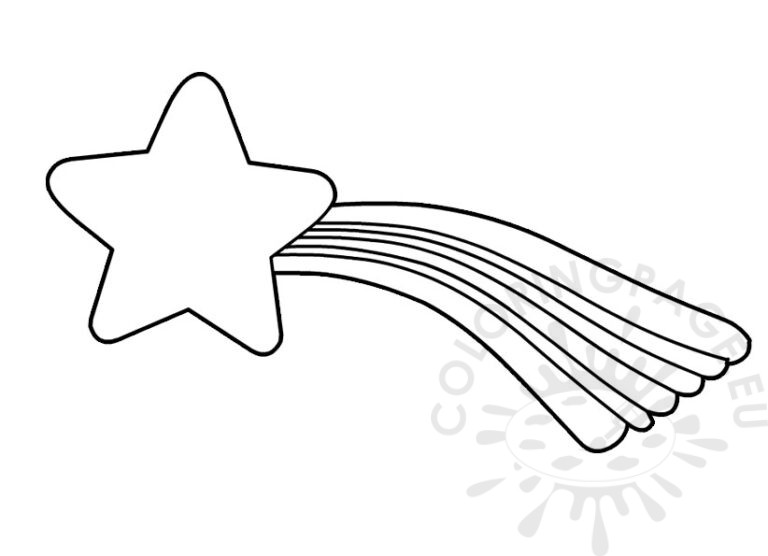 Shooting Star | Coloring Page