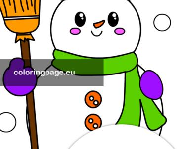 snowman snowflakes