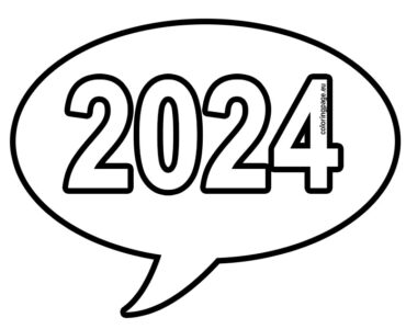 2024 speech bubble