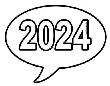 2024 speech bubble