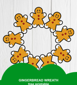 gingerbread wreath