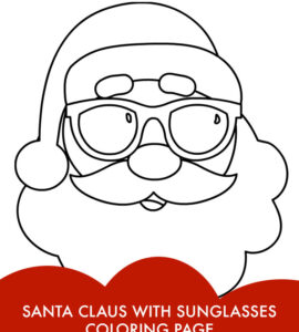 santa sunglasses design