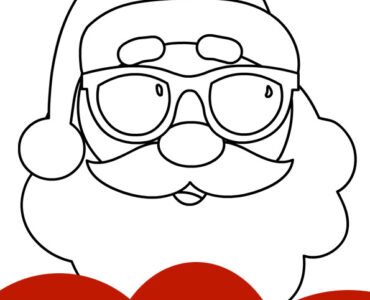 santa sunglasses design