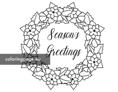 seasons greetings calligraphy