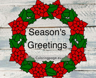 seasons greetings wreath