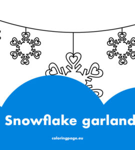 snowflake garland