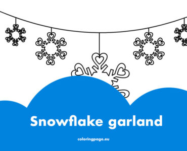 snowflake garland