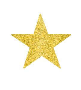 star glitter gold