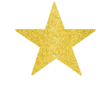 star glitter gold