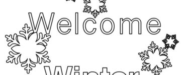 welcome winter lettering
